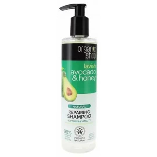 Organic Shop Shampoing Naturel Réparateur Avocat et Miel 280 ml