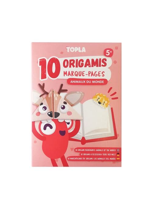 Marque-pages Origamis Animaux du monde