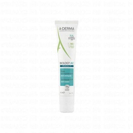 A-DERMA Biology AC Perfect - Fluide anti-imperfections anti-marques bio 40ml